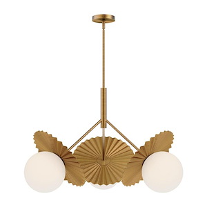 Plume - 3 Light Chandelier-20.88 Inches Tall and 33.63 Inches Wide
