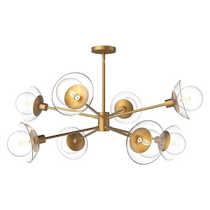 Francesca - 8 Light Chandelier-16.5 Inches Tall and 40 Inches Wide