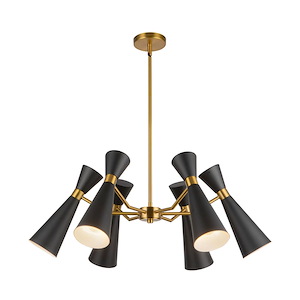 Blake - 6 Light Chandelier-12.63 Inch Tall and 32 Inch Wide