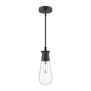 Marcel - 1 Light Outdoor Pendant-12.38 Inches Tall and 4.38 Inches Wide