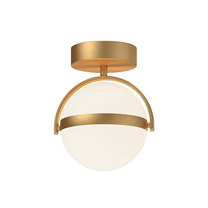 Globo - 11W LED Flush Mount-8.88 Inch Tall and 6.38 Inch Wide - 1370487