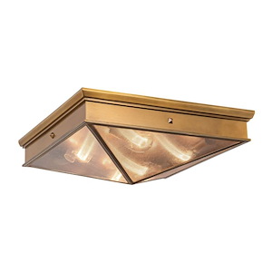 Cairo - 4 Light Flush Mount-6.38 Inches Tall and 18.63 Inches Wide - 1295563