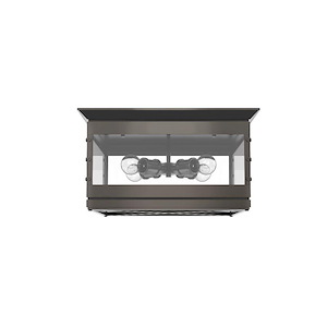 Douglas - 4 Light Flush Mount-10.13 Inches Tall and 18 Inches Wide