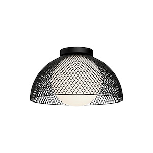 Haven - 1 Light Flush Mount-7.88 Inches Tall and 12.63 Inches Wide