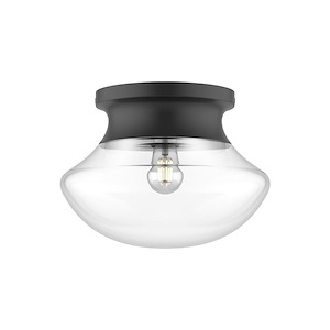 Marcel - 1 Light Flush Mount-8 Inches Tall and 10.88 Inches Wide