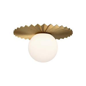 Plume - 1 Light Flush Mount-6.63 Inches Tall and 11.88 Inches Wide