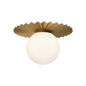 Plume - 1 Light Flush Mount-8.63 Inches Tall and 13.88 Inches Wide - 1288394