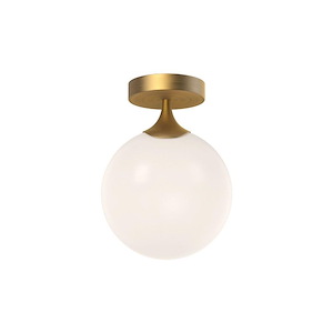 Nouveau - 1 Light Flush Mount-11.13 Inches Tall and 7.88 Inches Wide