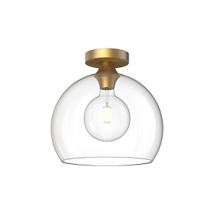 Castilla - 1 Light Flush Mount-11.63 Inches Tall and 11.88 Inches Wide