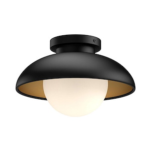 Rubio - 1 Light Flush Mount-11.13 Inches Tall and 16 Inches Wide