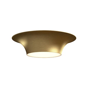 Emiko - 2 Light Flush Mount-4.88 Inches Tall and 16 Inches Wide