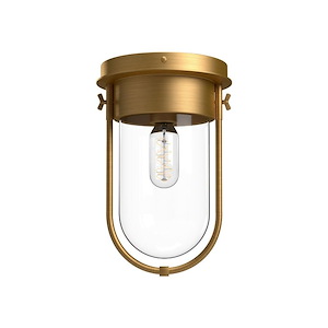 Cyrus - 1 Light Flush Mount-11.5 Inches Tall and 7.5 Inches Wide
