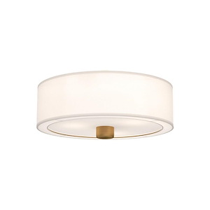 Theo - 3 Light Flush Mount-11.25 Inches Tall and 24.13 Inches Wide