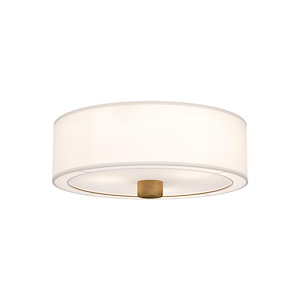 Theo - 3 Light Flush Mount-11.25 Inches Tall and 24.13 Inches Wide