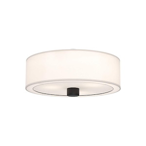 Theo - 3 Light Flush Mount-11.25 Inches Tall and 24.13 Inches Wide - 1288362