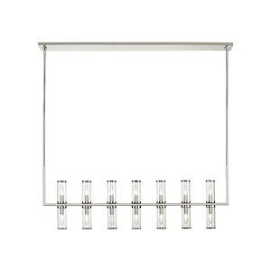 Revolve - 14 Light Pendant-16.38 Inches Tall and 2.38 Inches Wide