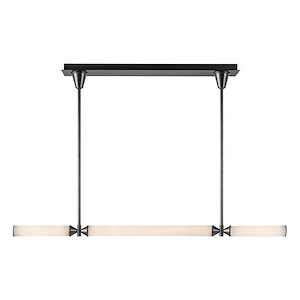 Edwin - 40W LED Linear Pendant-2 Inches Tall and 2 Inches Wide