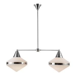 Willard - 2 Light Linear Pendant-14.88 Inches Tall and 13.5 Inches Wide - 1295618
