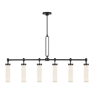 Wynwood - 6 Light Linear Pendant-29.63 Inches Tall and 3.25 Inches Wide