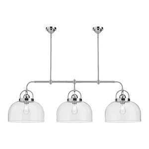 Lancaster - 3 Light Linear Pendant-17.75 Inches Tall and 15 Inches Wide - 1288436