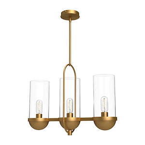 Cyrus - 3 Light Pendant-17.63 Inches Tall and 7.5 Inches Wide
