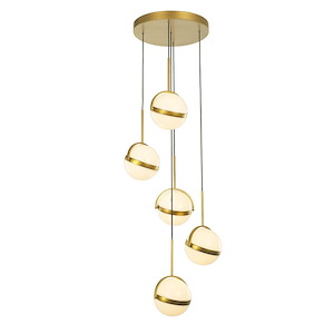 Globo - 53W LED Pendant-12.88 Inches Tall and 16.63 Inches Wide