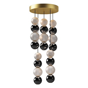 Onyx - 45W 5 LED Pendant-15.13 Inches Tall and 14.63 Inches Wide