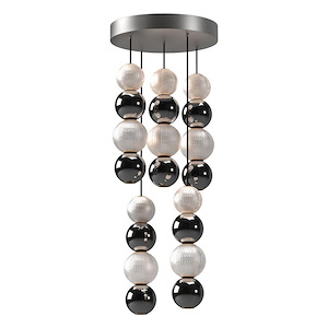 Onyx - 45W 5 LED Pendant-15.13 Inches Tall and 14.63 Inches Wide