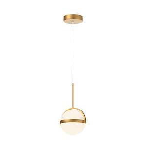 Globo - 11W LED Pendant-12.88 Inches Tall and 6.38 Inches Wide