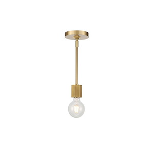 Hexa - 1 Light Pendant-2.63 Inches Tall and 2.13 Inches Wide