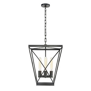 Lattice - 4 Light Pendant-21.13 Inches Tall and 16.5 Inches Wide - 1028470