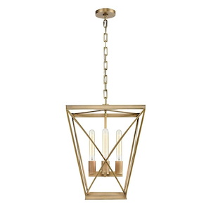 Lattice - 4 Light Pendant-21.13 Inches Tall and 16.5 Inches Wide - 1028470