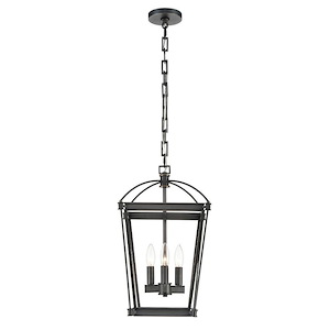Manor - 4 Light Pendant-19.38 Inches Tall and 12 Inches Wide - 1028476