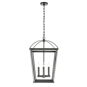 Manor - 4 Light Pendant-26.5 Inches Tall and 16.5 Inches Wide