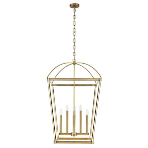 Manor - 8 Light Pendant-38.5 Inches Tall and 24 Inches Wide - 1028478