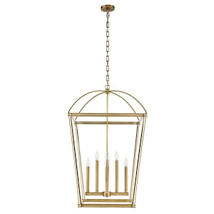 Manor - 8 Light Pendant-38.5 Inches Tall and 24 Inches Wide