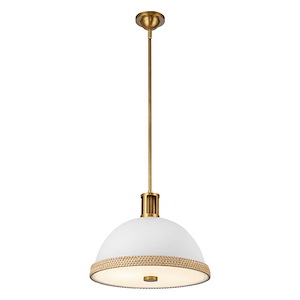 Doral - 2 Light Pendant-12.75 Inches Tall and 16.38 Inches Wide