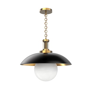 Oviatt - 1 Light Pendant-16.75 Inches Tall and 20.13 Inches Wide