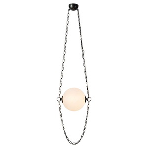 Petra - 13W LED Pendant-22 Inch Tall and 14.5 Inch Wide