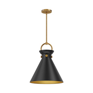 Emerson - 1 Light Pendant-17 Inches Tall and 14 Inches Wide