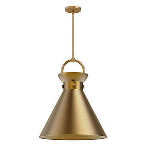 Emerson - 1 Light Pendant-21.75 Inches Tall and 18 Inches Wide