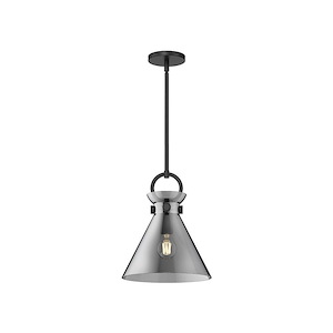 Emerson - 1 Light Pendant with Glass-12.75 Inches Tall and 10.5 Inches Wide