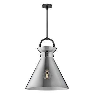 Emerson - 1 Light Pendant with Glass-21.75 Inches Tall and 18 Inches Wide