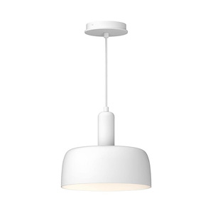Adriano - 1 Light Pendant-9.5 Inches Tall and 10.5 Inches Wide