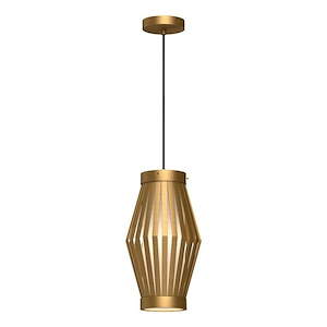 Hana - 1 Light Pendant-15.5 Inches Tall and 8.38 Inches Wide