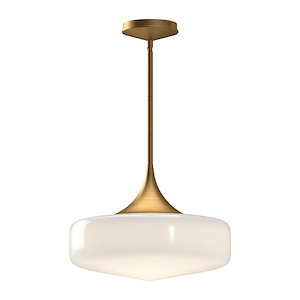 Lincoln - 1 Light Pendant-10 Inches Tall and 14 Inches Wide
