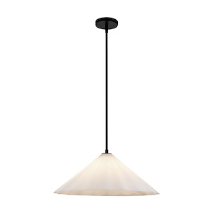 Serena - 1 Light Pendant-8.25 Inch Tall and 20.5 Inch Wide