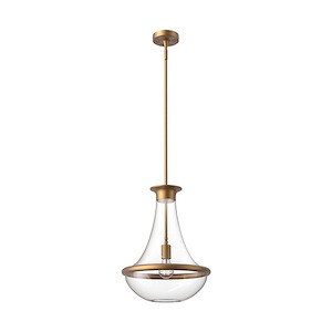 Marcel - 1 Light Pendant-18.5 Inches Tall and 10.13 Inches Wide