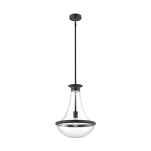 Marcel - 1 Light Pendant-18.5 Inches Tall and 10.13 Inches Wide