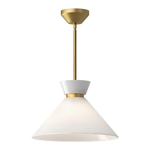 Halston - 1 Light Pendant-9 Inches Tall and 14.13 Inches Wide - 1288493